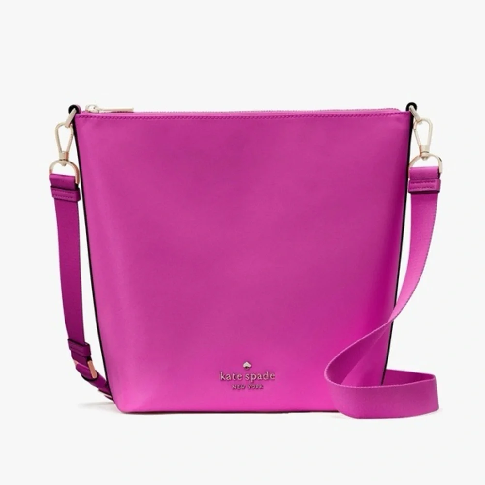 Kate Spade Chelsea Large Duffle Crossbody in Baja Rose pink, NWOT R$329